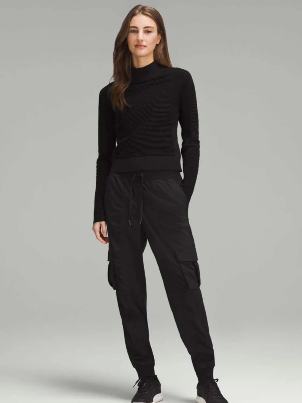 Lululemon Dance Studio Relaxed-Fit Mid-Rise Cargo Jogger Black